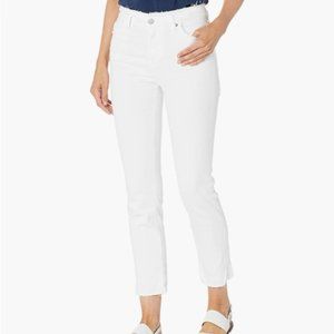 AG Isabelle high-rise straight crop white jean NWT - size 26